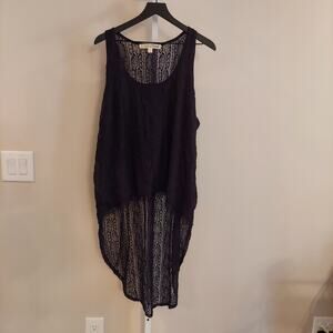 California Gypsy Plus Size 3X‎ Sleeveless Lace High Low Top Boho Festival Grunge